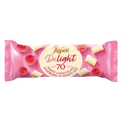Alpen Delight White Chocolate Raspberry Shortcake Cereal Bar
