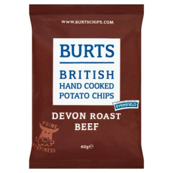 Burts Devon Roast Beef Crisps Red Tractor