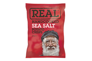 Real Handcooked Sea Salt Potato Crisps 35g