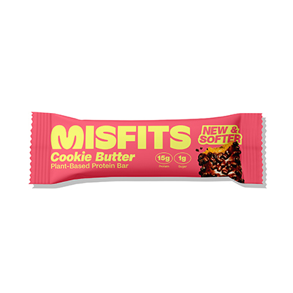 Misfits Plant-Based Cookie Butter Protein Bar