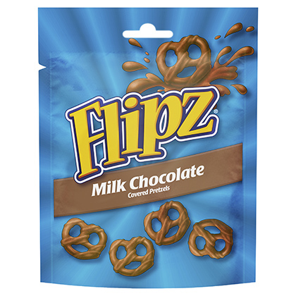 Flipz Milk Chocolate Coated Pretzels