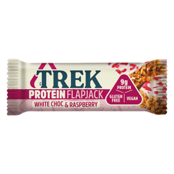 Trek White Chocolate and Raspberry Flapjack 50g