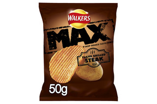 Walkers Max Flame Grilled Steak Crisps 50g