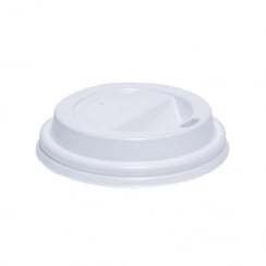 White Lid - For 8oz Paper Cups 