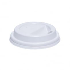 White Lid - For 8oz Paper Cups