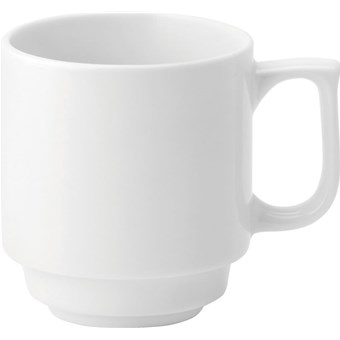 Utopia Pure White Stacking Mug