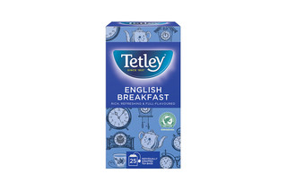 Tetley English Breakfast String & Tag envelope