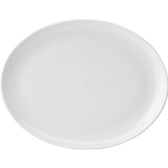 Utopia Pure White Oval Plate- 36cm
