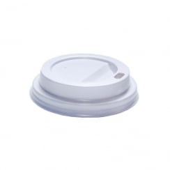 White Lid - For 4oz Paper Cups