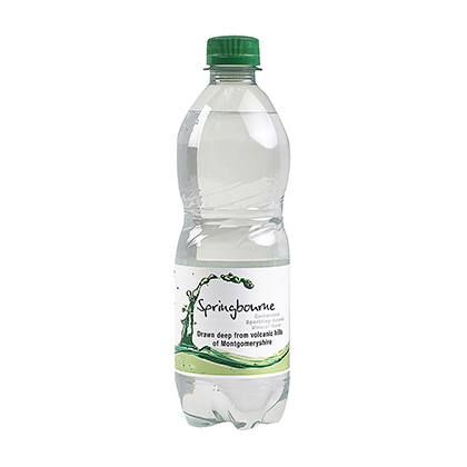 Springbourne Natural Mineral Water Sparkling 500ml Plastic Bottle