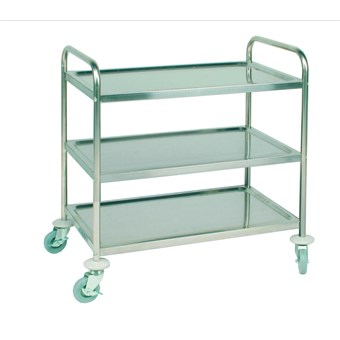 3 Tier Stainless Steel Service Trolley