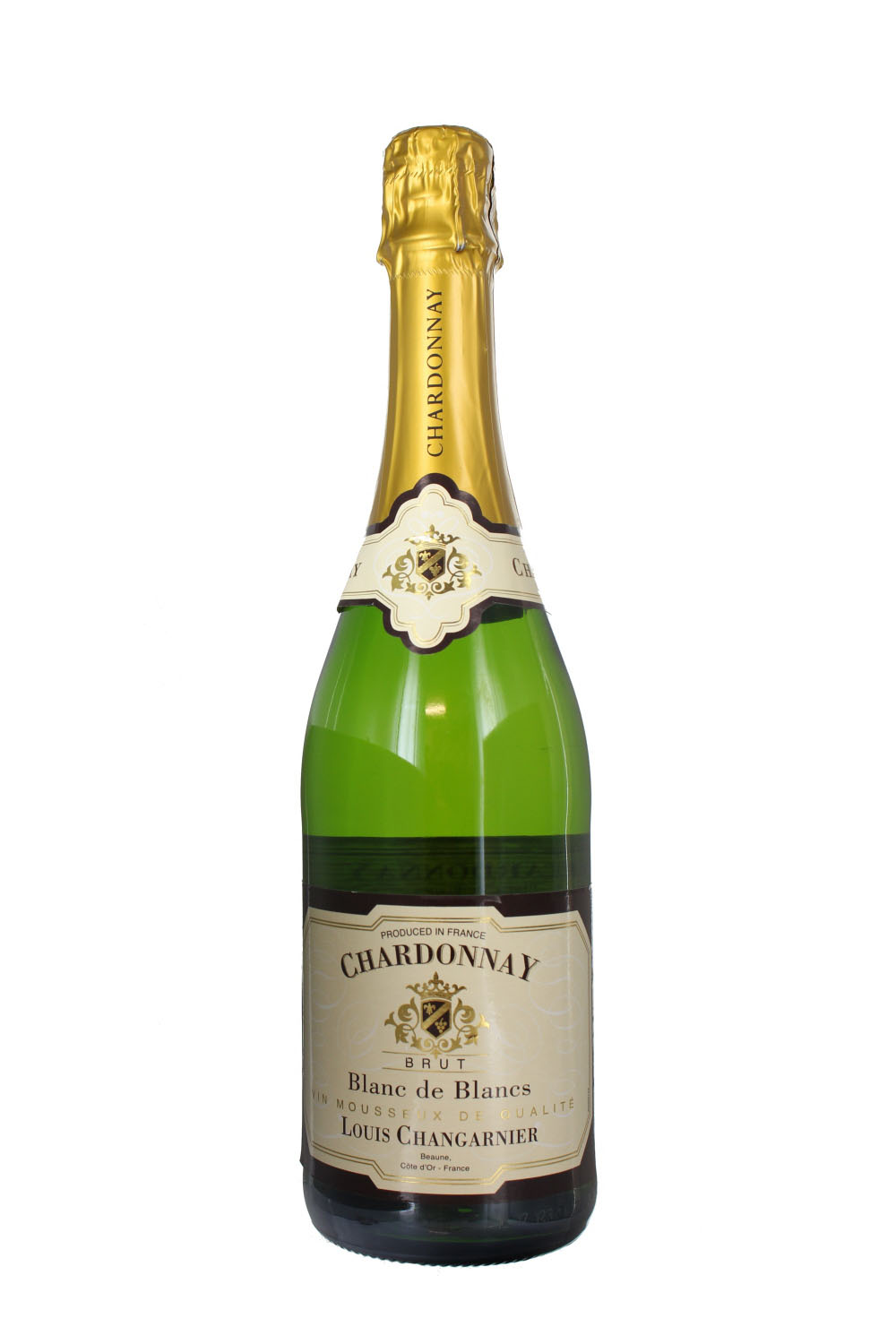 N.V. Louis Changarnier Chardonnay Brut,  La Compagnie Vins d'Autrefois, France (Case)