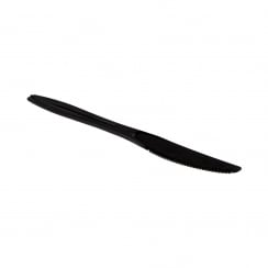 Black Plastic Knife