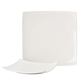 Utopia Pure White Square Plate- 27.5cm