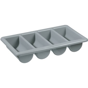 Grey Cutlery Tray 4 Sections