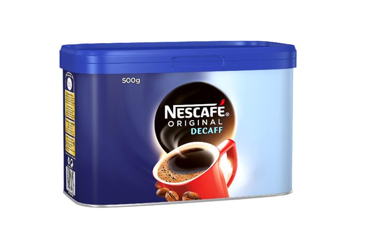 Nescafe Original Decaffeinated Instant Coffee Tin