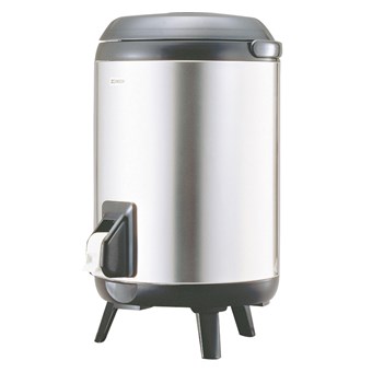 Insulated Gravity Dispenser - Silver with Black Trim