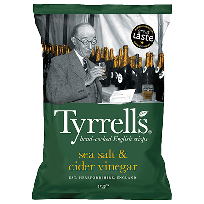 Tyrrells Sea Salt & Cider Vinegar Crisps