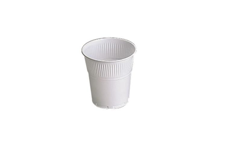 Squat White Plastic Vending Cups 7oz/200ml