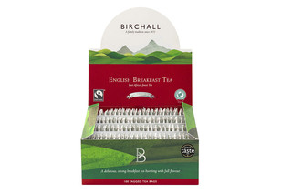 Birchall Fairtrade English Breakfast Tea, String & Tagged