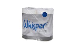 Whisper Silver Luxury Toilet Tissue 2Ply