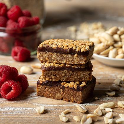 Tribe Raspberry Protein Flapjack 