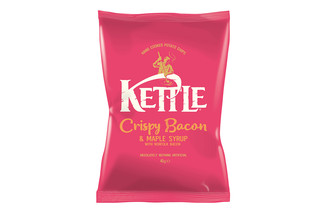 KETTLE® Chips Crispy Bacon & Maple Syrup with Norfolk Bacon