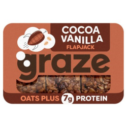 Graze Cocoa Vanilla Protein Flapjack