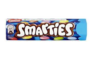 Nestle Smarties Milk Chocolate Sweets 38g Hexatube