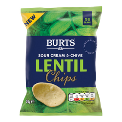 Burts Sour Cream and Chive Lentil Chips