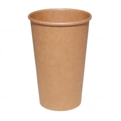 16oz Brown Paper Cup - Single Wall