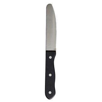 Rounded Serrated Blade Steak Knife
