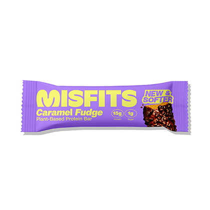 Misfits Plant-Based Caramel Fudge Protein Bar 50g