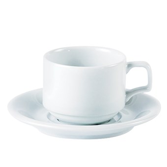 Porcelite 15cm Double Well Saucer