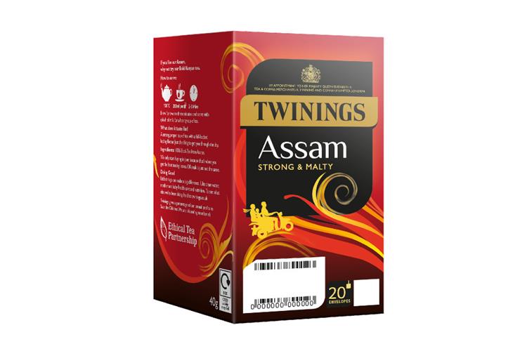 Twinings Assam Envelope Tagged Teabags