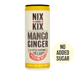 Nix & Kix Mango and Ginger 250ml can