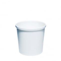 12oz White Soup Container