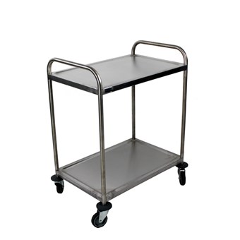 Craven Small 2 Tier Stainless Steel Trolley