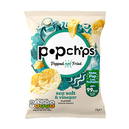 Popchips Salt & Vinegar Crisps