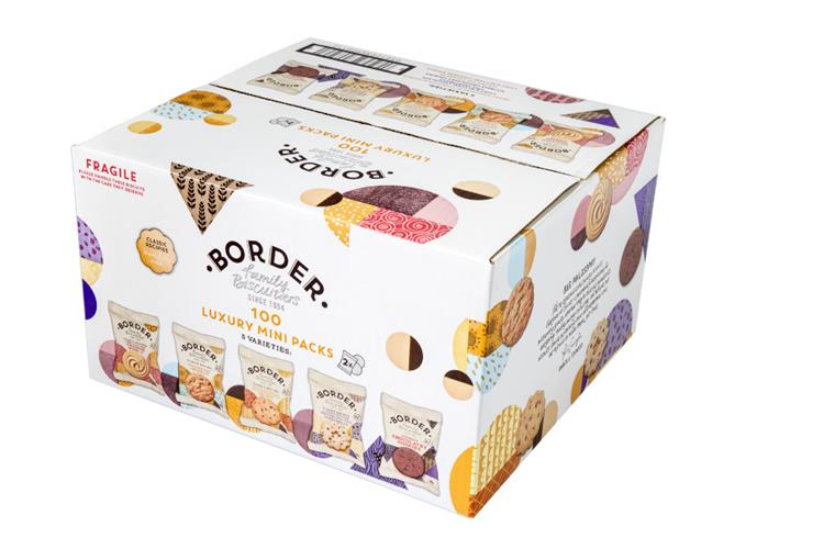 Border Biscuits 100 Luxury Mini Packs 5 Varieties