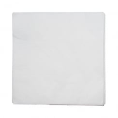 33cm 2-Ply White Napkin - 4 Fold