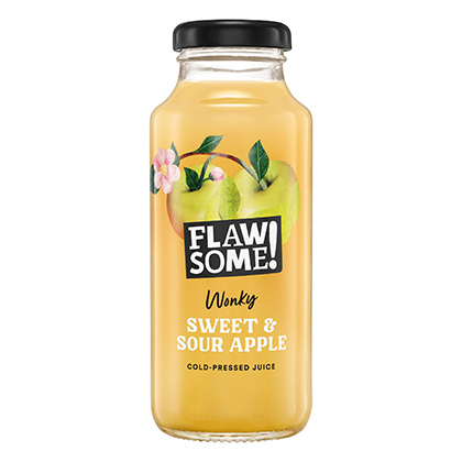Flawsome! Sweet & Sour Apple cold-pressed juice