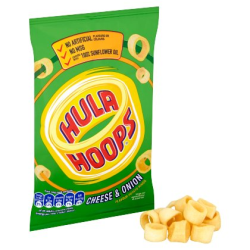 Hula Hoops Cheese & Onion Crisps
