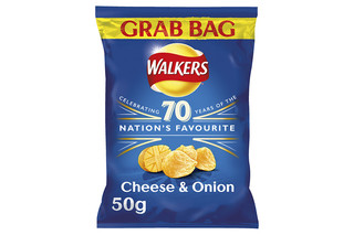 Walkers Cheese & Onion Crisps 50g