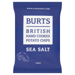 Burts Lightly Sea Salt Crisps Red Tractor