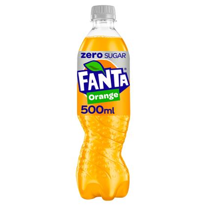 Fanta Orange Zero Bottle 
