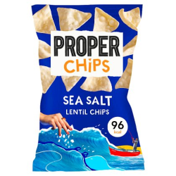 PROPERCHIPS Sea Salted Lentil Chips