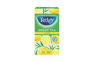 Tetley Green Tea & Lemon String & Tag envelope