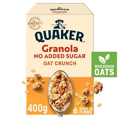 Quaker Granola No Added Sugar Oat Crunch 