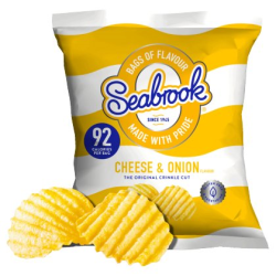 Seabrook Cheese & Onion Crisps